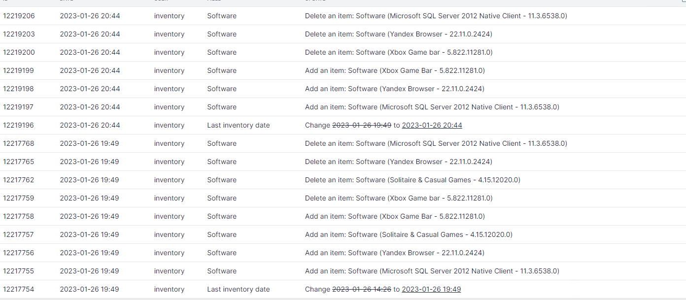 The same software is allegedly removed and installed with each ...