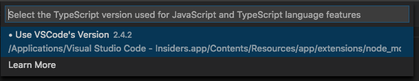 TS Version Selector shows wrong label · Issue #31843 · microsoft/vscode ...
