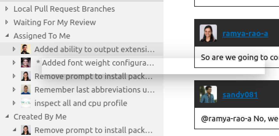 Blank hover when hovering on PRs in the viewlet · Issue #115 ...
