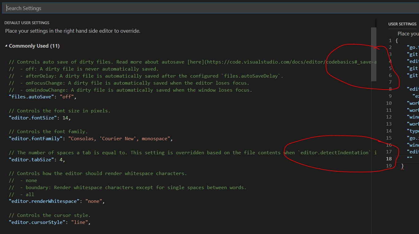 Settings descriptions bleed into the scrollbar area · Issue #59940 ...