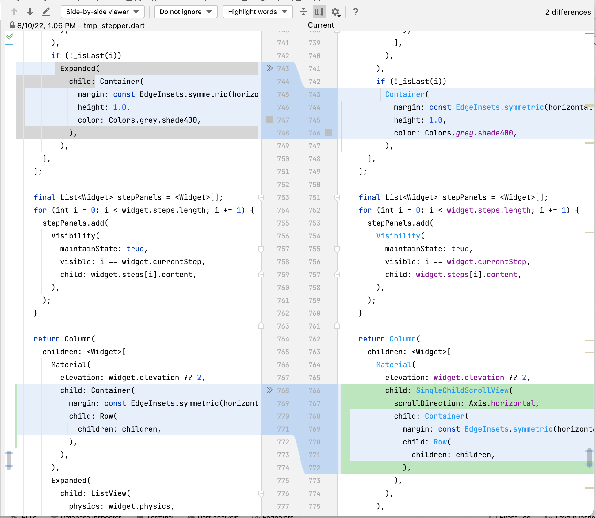 Horizontal Stepper Overflows Title (with no way to allow for scrolling ...