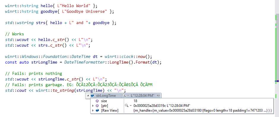 DateTimeFormatter strings break std::wcout · Issue #694 · microsoft ...