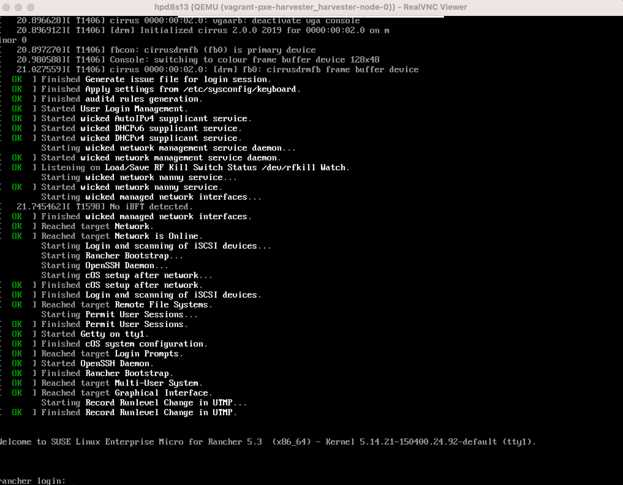 [BUG] The installer occasionally doesn't run · Issue 4648 · harvester
