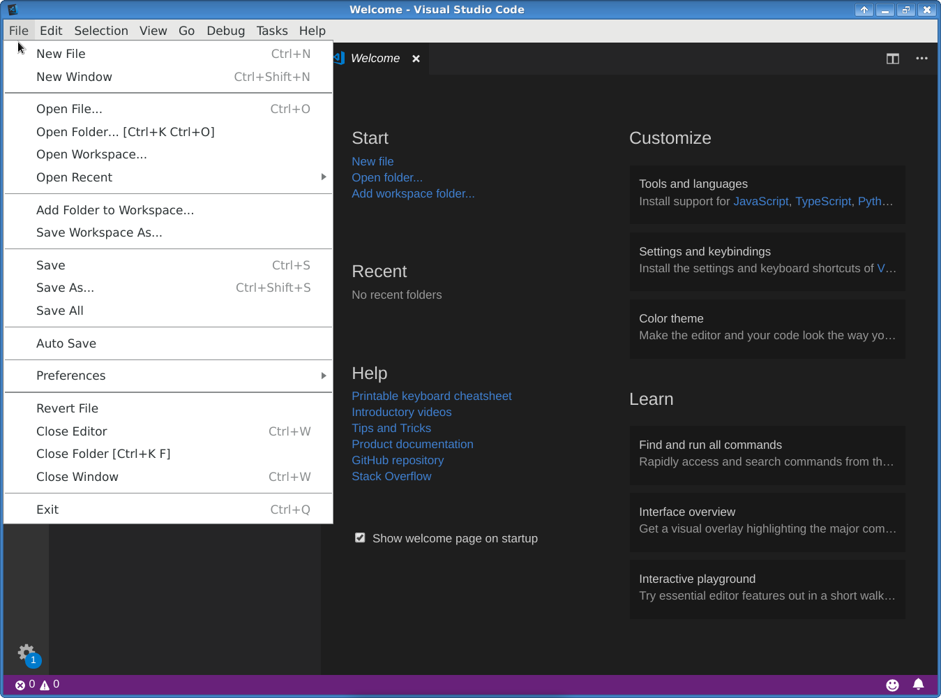 Menu mnemonics aren't underlined in Linux · Issue #50022 · microsoft ...