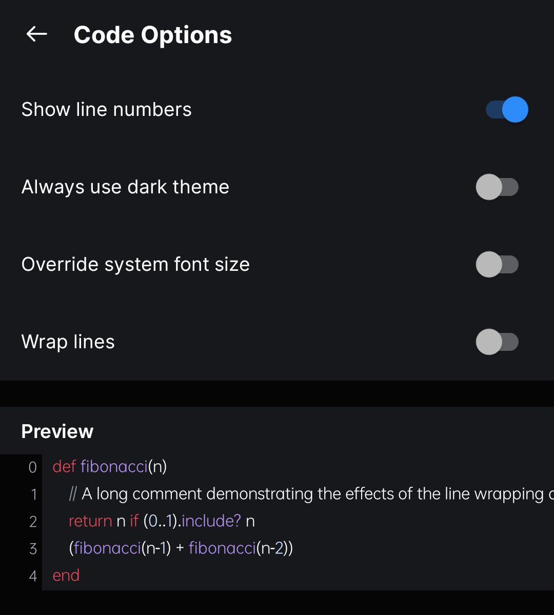 Monospace font in mobile code viewer · community · Discussion #5786 ...