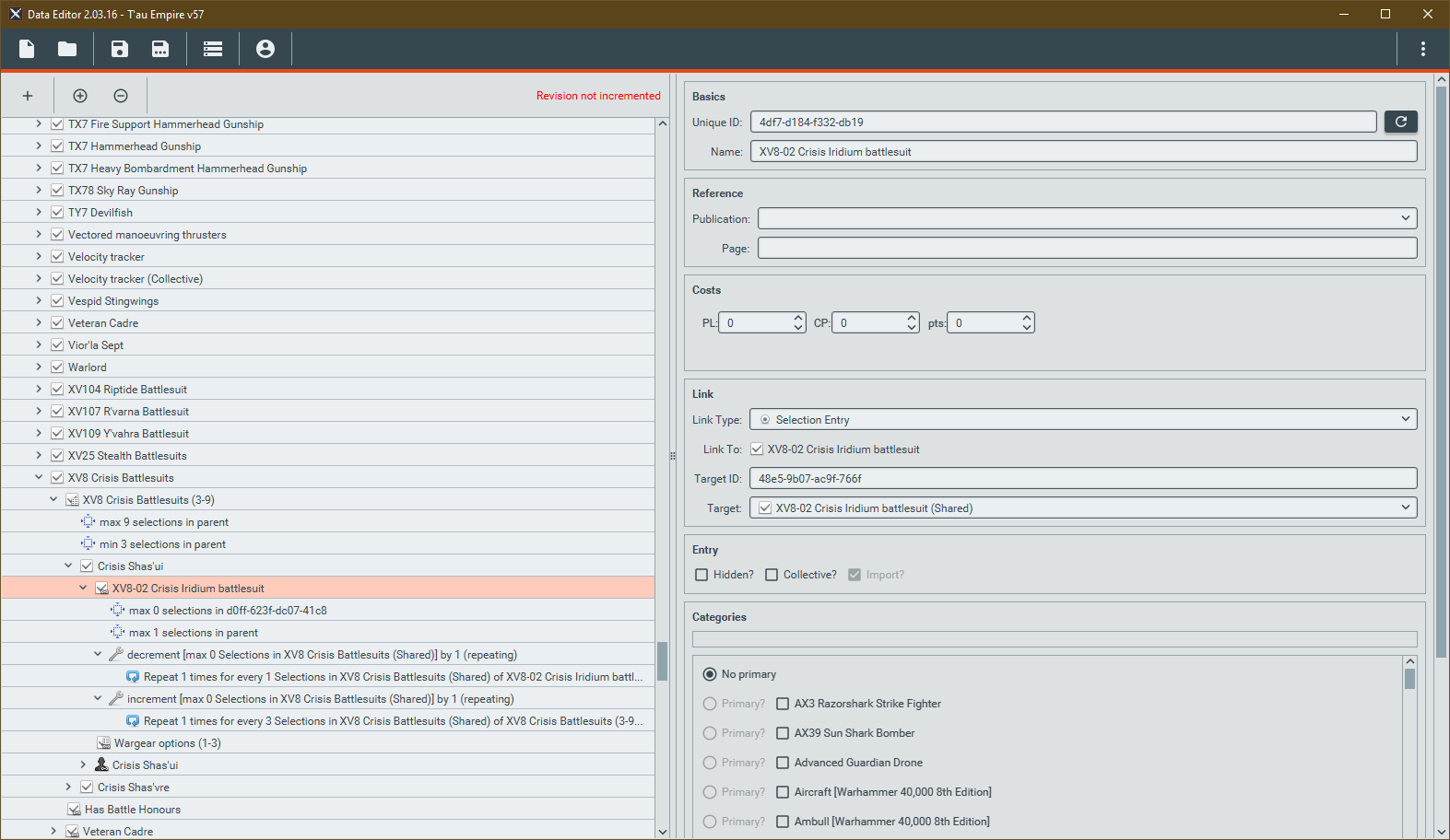 Tau has some wrong weapon limits · Issue #7068 · BSData/wh40k-9e · GitHub