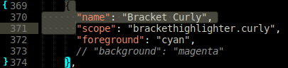 Problem with highlighted bracket and text selection in ST3.1 · Issue ...
