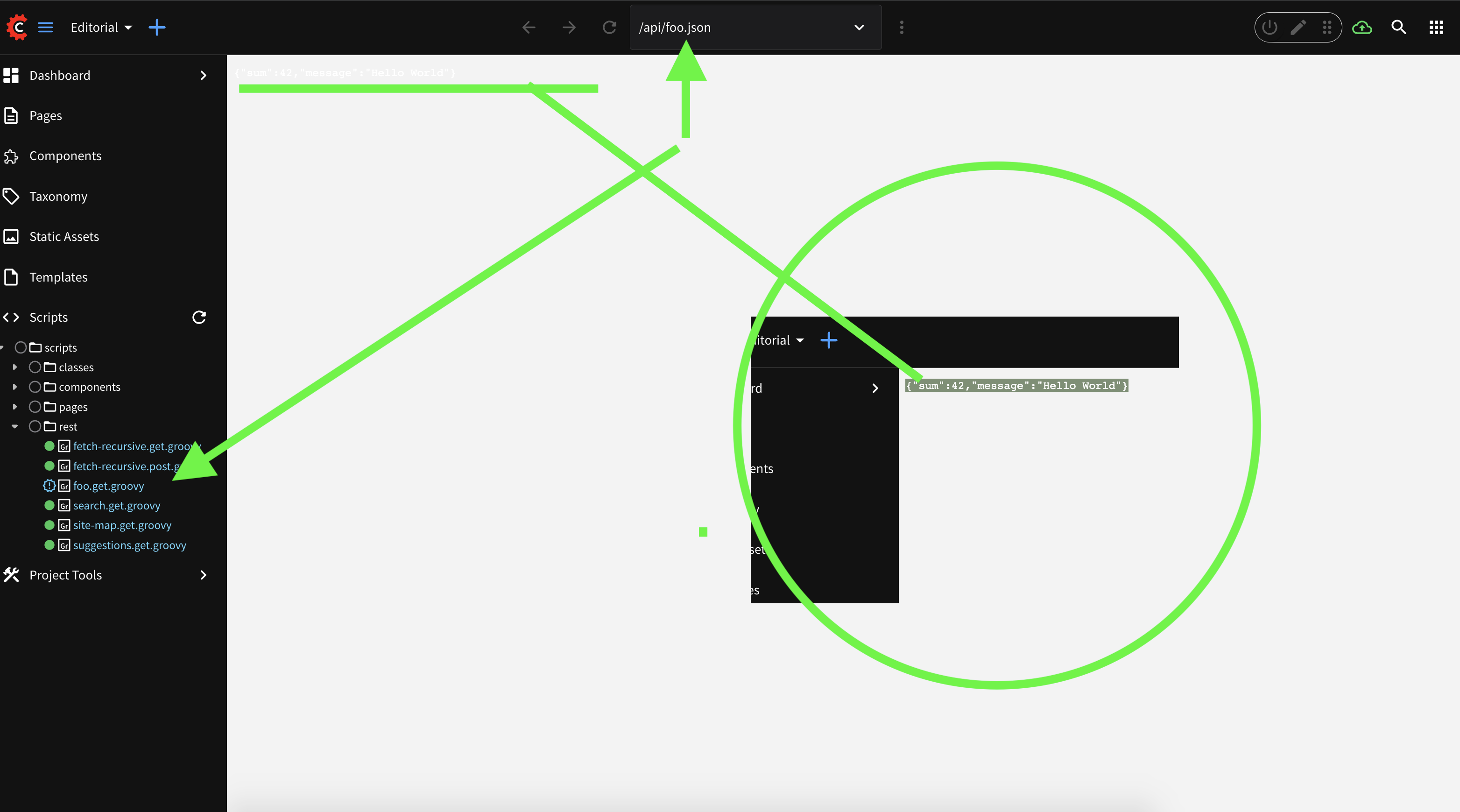 Style issue blocks the readability of the REST API in preview in dark ...
