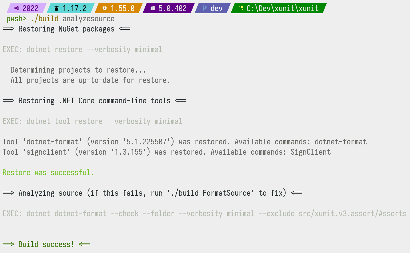 Building · xunit xunit · Discussion #2410 · GitHub