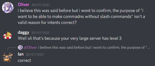 Discord Employee's Statement on Message Content Intent