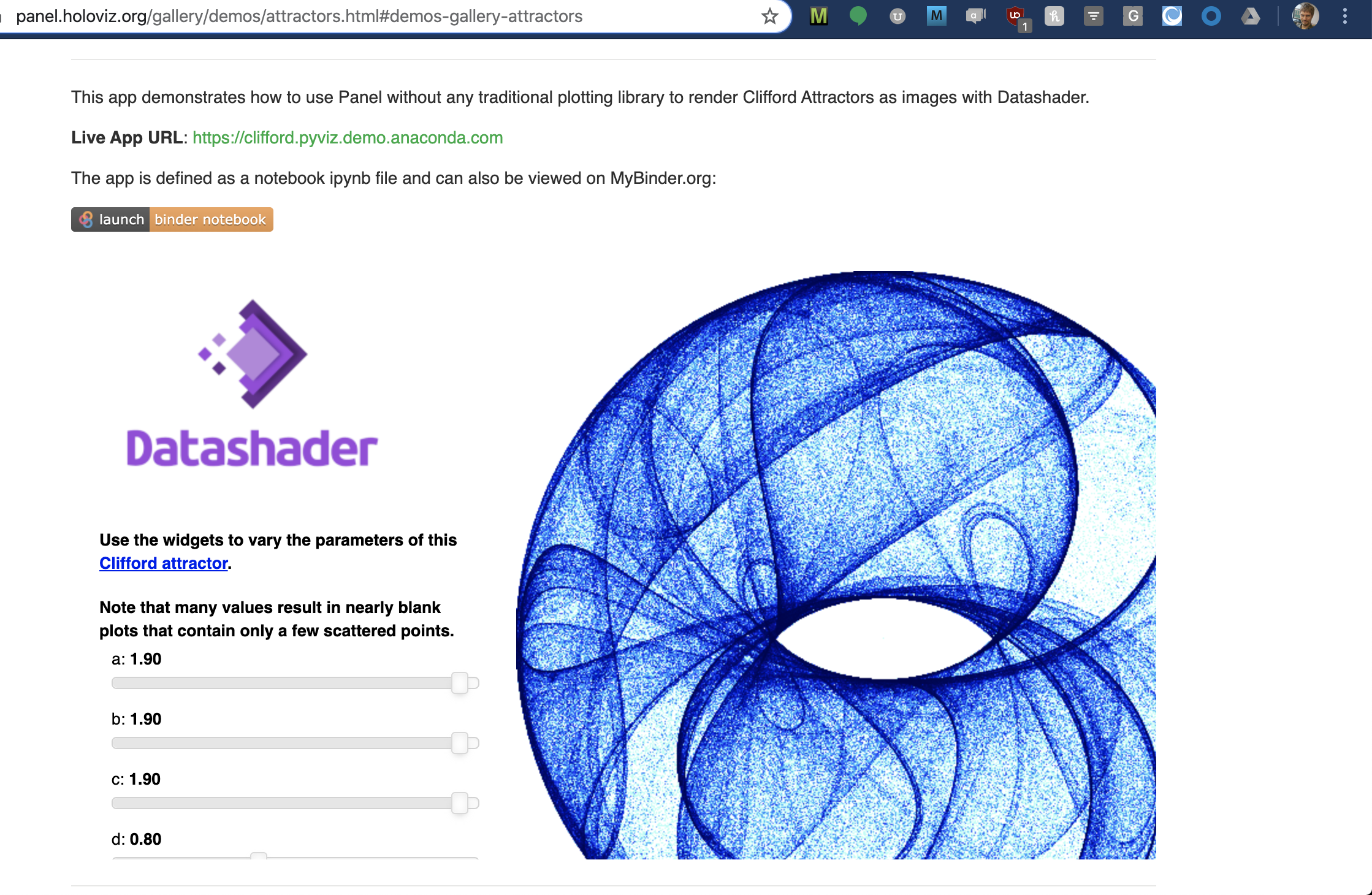 Standardize gallery examples · Issue 1283 · holoviz/panel · GitHub