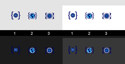 variables with scope - parentheses v1