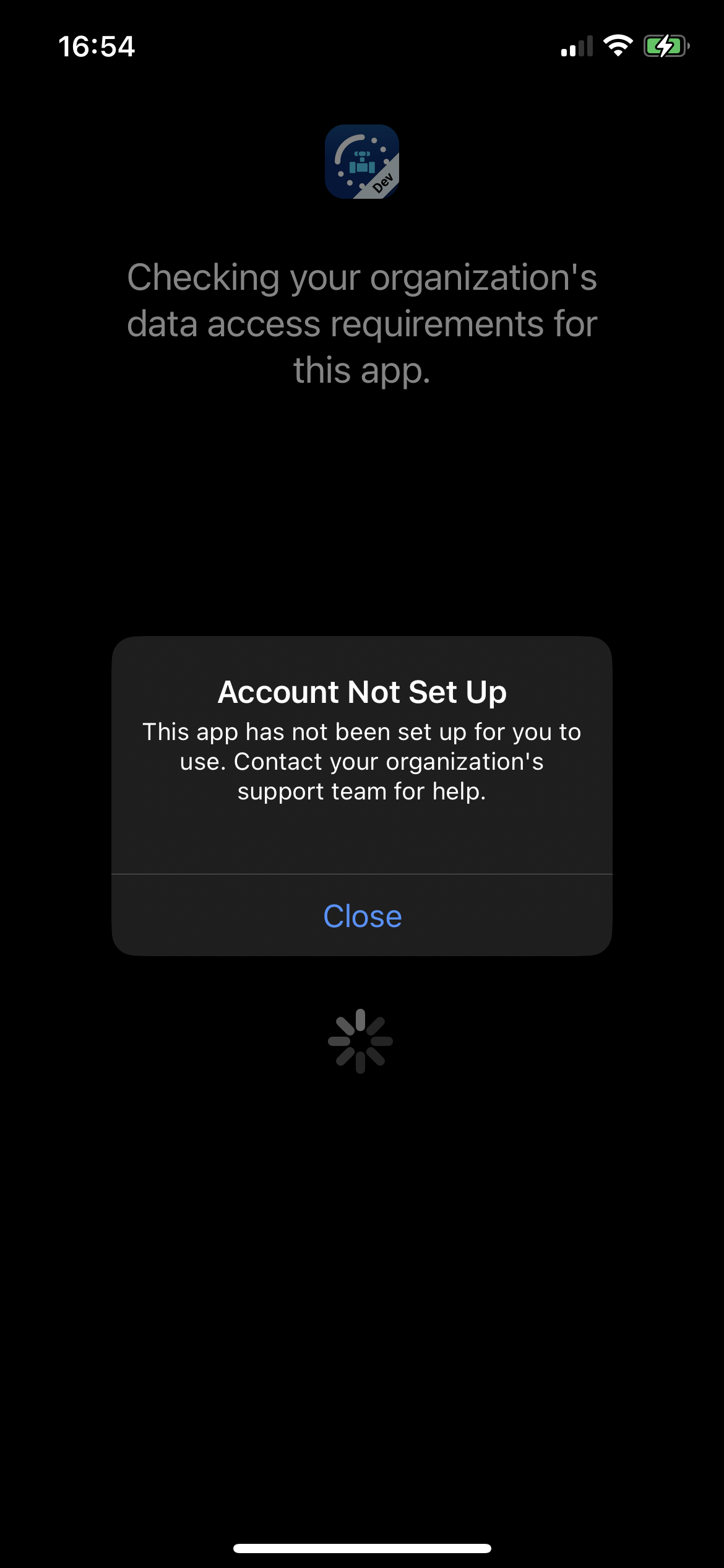 "Account Not Set Up" Error After Wrapping App · Issue #105