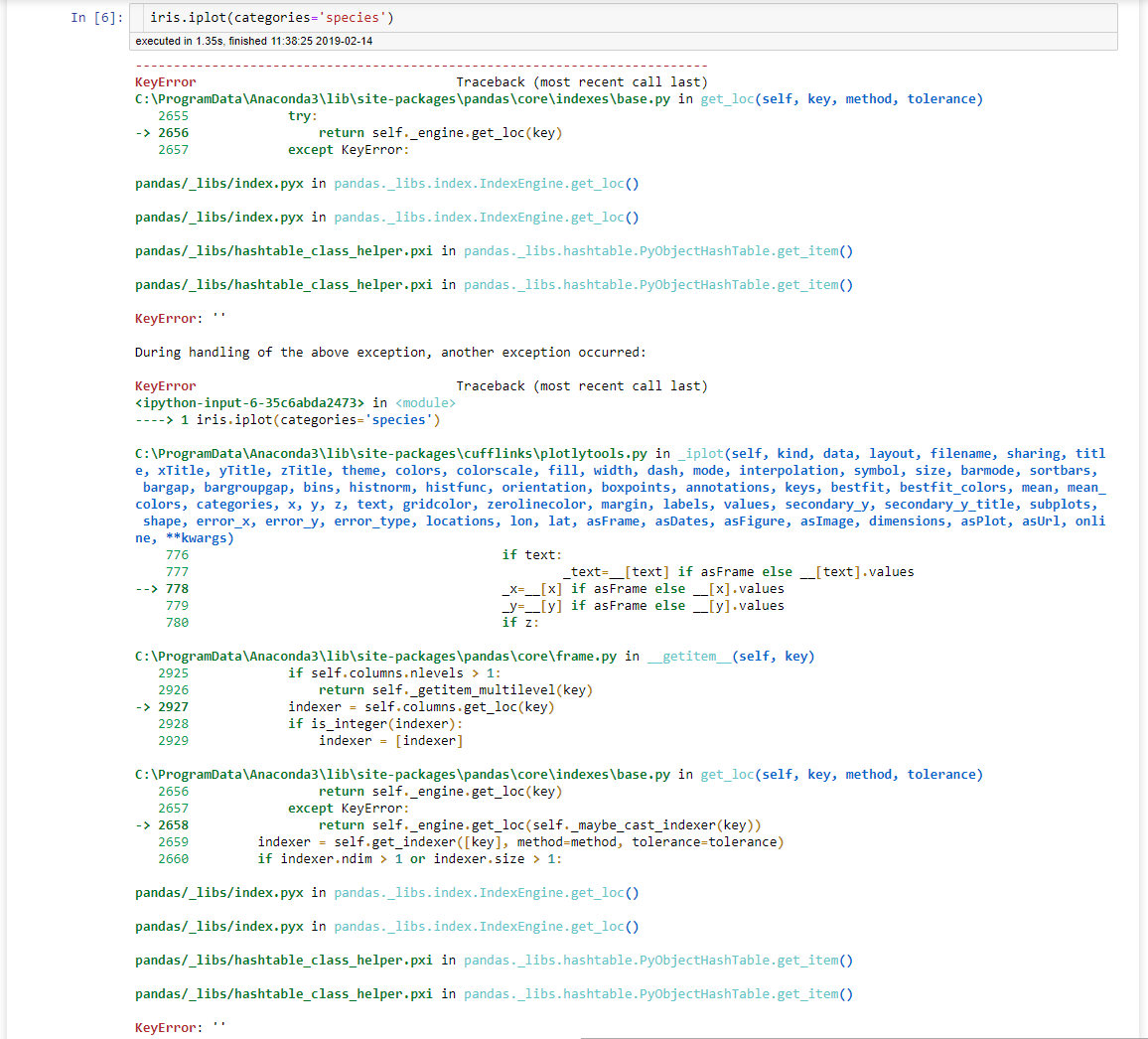 'categories' doesn't work without setting 'x' and 'y' · Issue 164