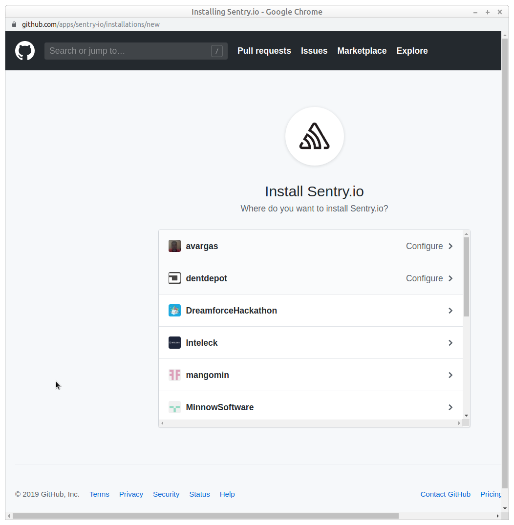 GitHub Integration: Possible bug: can't add same repo to two Sentry ...