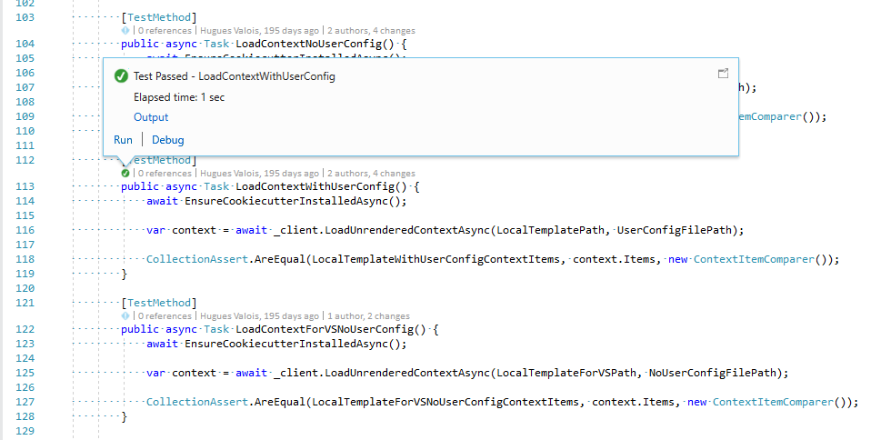 One click test run feature · Issue #2815 · microsoft/PTVS · GitHub