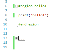 Outlining: region description not shown when collapsed · Issue #4832 ...