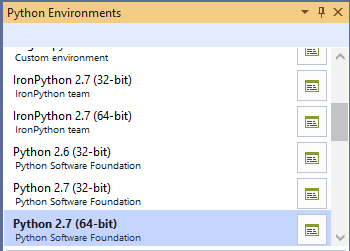 Python environments window - add environment button disappeared · Issue ...