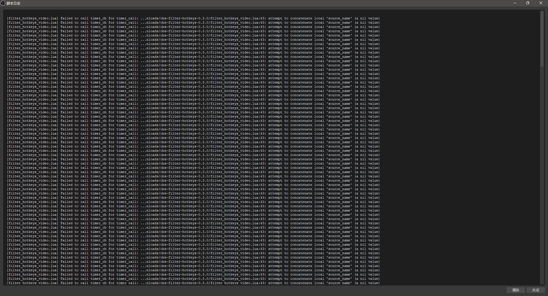 Failed on OBS26.1 · Issue #2 · upgradeQ/filter-hotkeys · GitHub