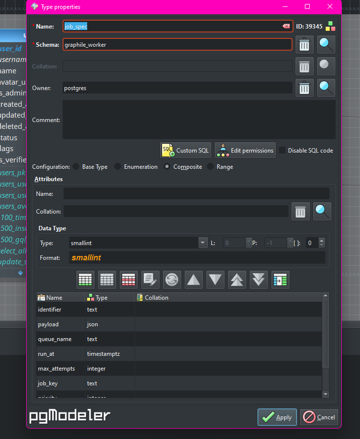 [bug] Export work but Diff not work with schema type in function params ...