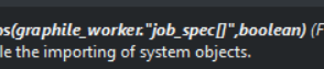 [bug] Export work but Diff not work with schema type in function params ...