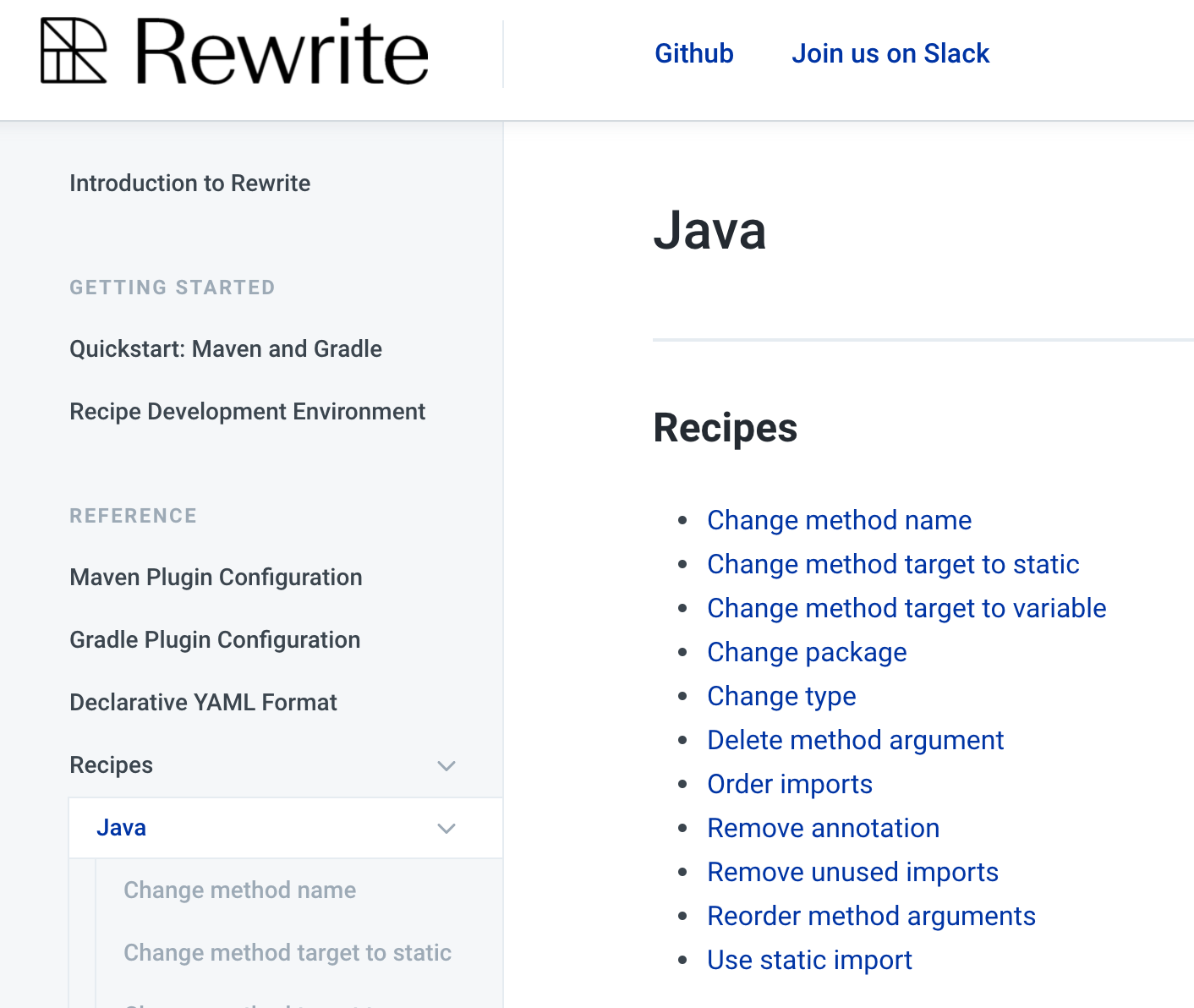 Openrewrite Recipes rewrite/doc/adr/0002-recipe-naming.md at main · openrewrite/rewrite ...