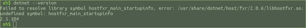 undefined symbol hostfxr_main_startupinfo when running on Linux · Issue ...