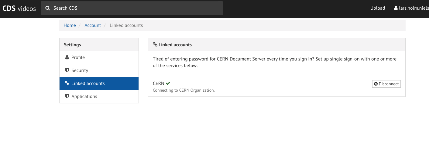 User profile page is missing styling · Issue #1440 · CERNDocumentServer ...