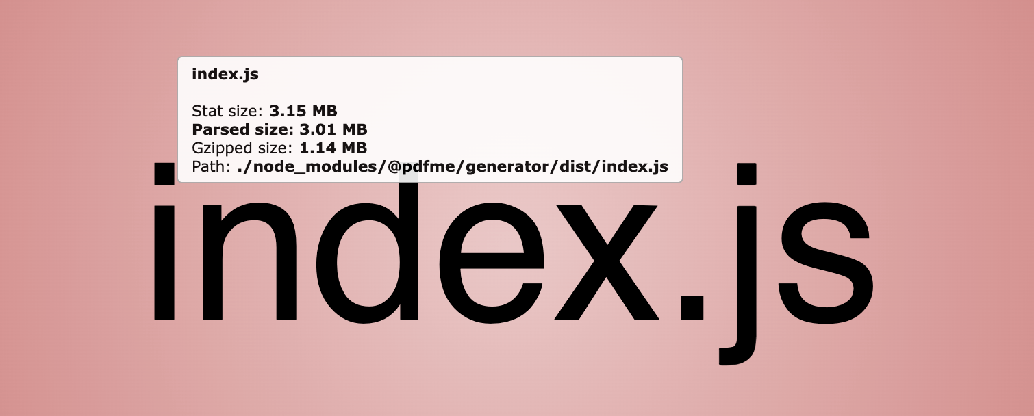 Large size even after webpack bundle · Issue #101 · pdfme/pdfme · GitHub