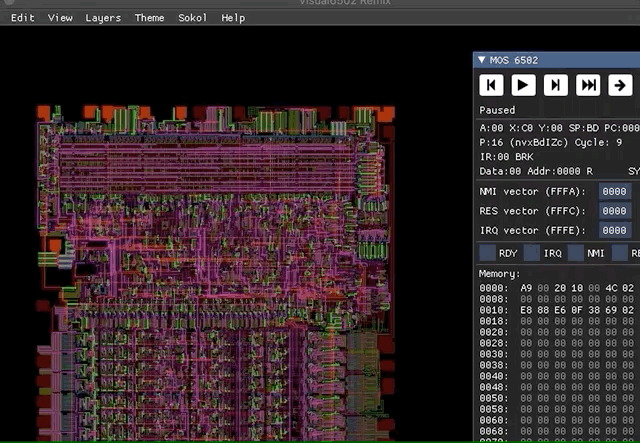 Using imgui_markdown as help viewer for Visual 6502 Remix with internal and external links - animated gif