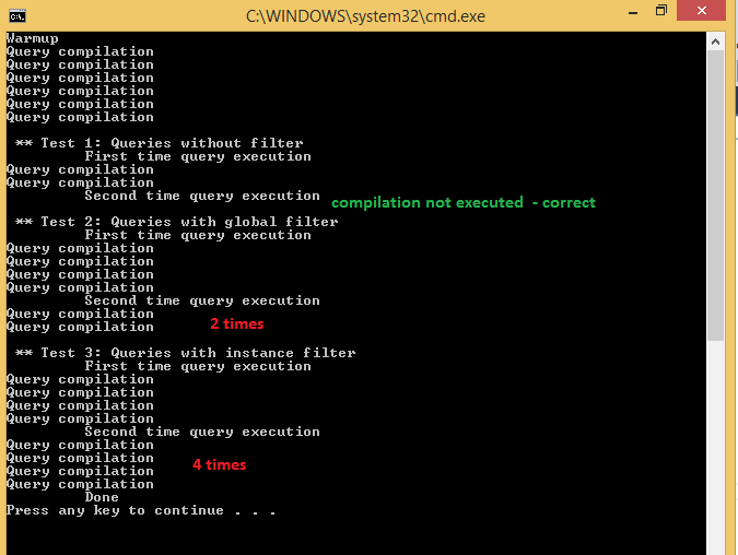 Query plan caching doesn't work with Query Filter · Issue #175 ...