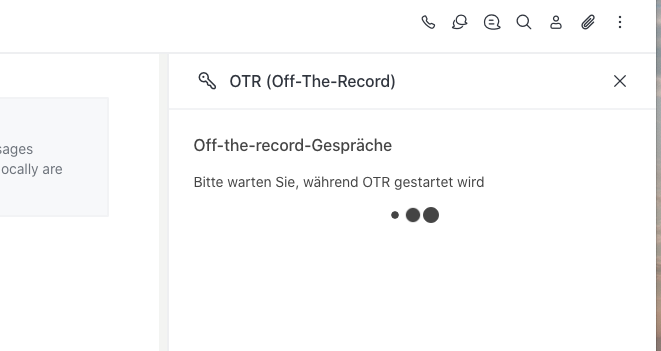 rocketchat otr not working rocketchat otr not working