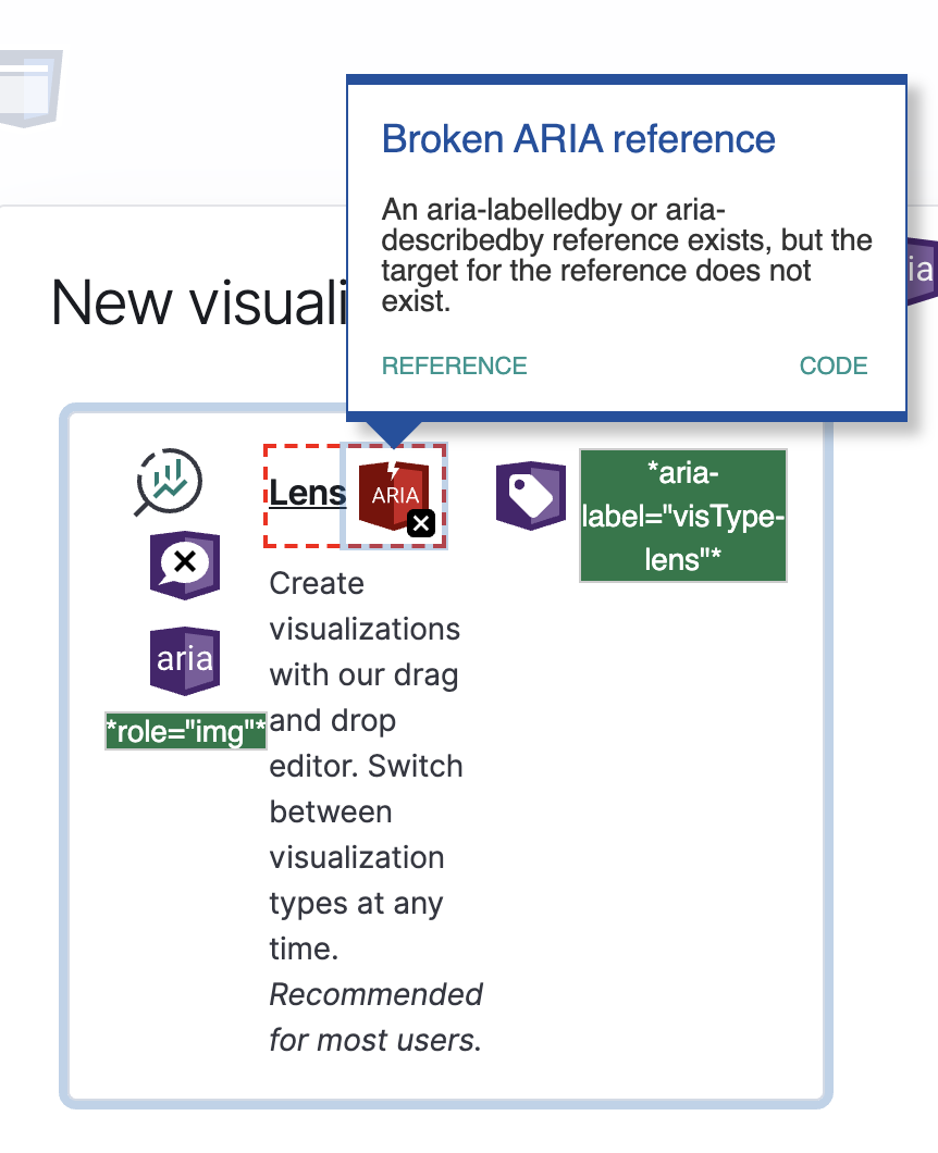 (Accessibility) Visualizations - Missing values for ARIA Attributes ...