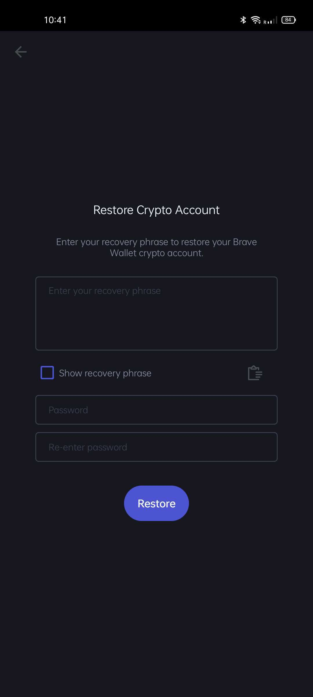 Back button is not clearly visible on dark mode · Issue #19810 · brave ...