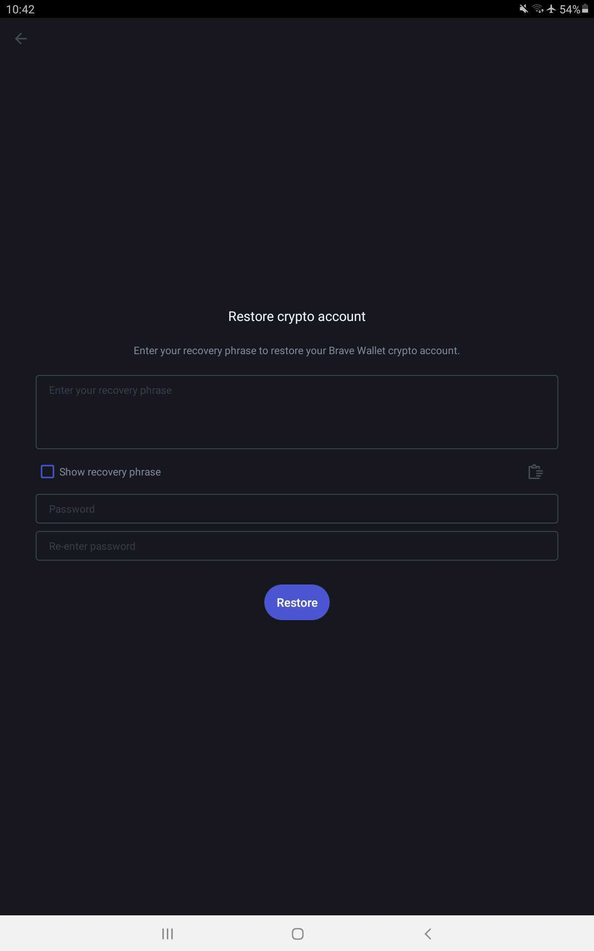 Back button is not clearly visible on dark mode · Issue #19810 · brave ...