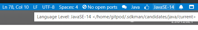 Gitpod recognizes Java 15 as Java 14 · Issue #2644 · gitpod-io/gitpod ...
