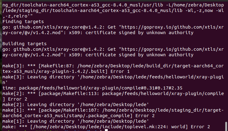 Feedback Error Issue 540 Xtls Xray Core Github