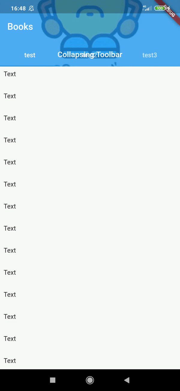 SliverAppBar with FlexibleSpaceBar and TabBar · Issue 25723 · flutter