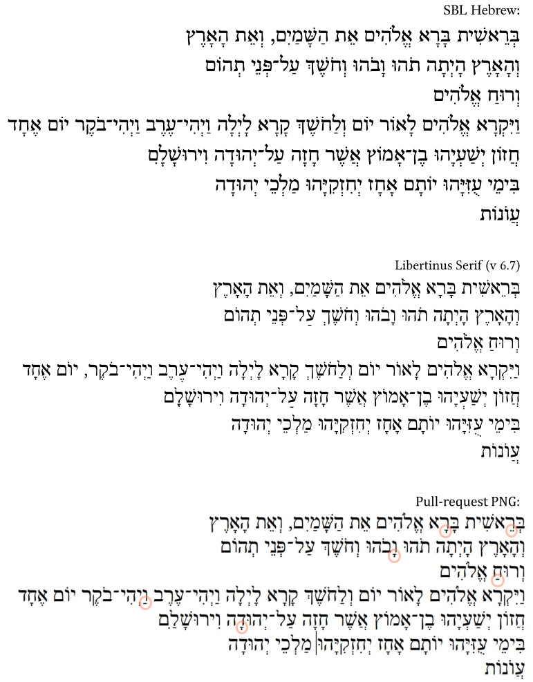comparison_hebrew_text