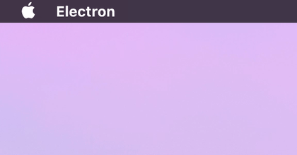 electron-menu