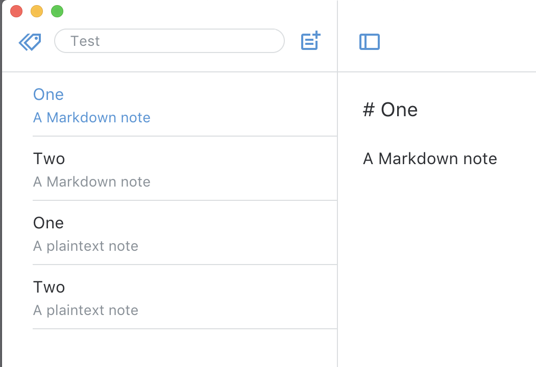 Markdown heading notes are sorted before plaintext notes · Issue #1136 ...