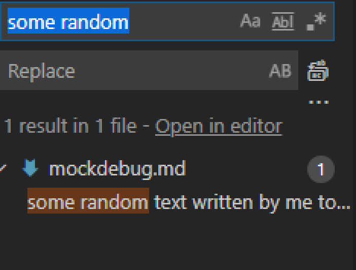 EllipsisInSearchViewletShowsMoreUINotAdditionalCommands