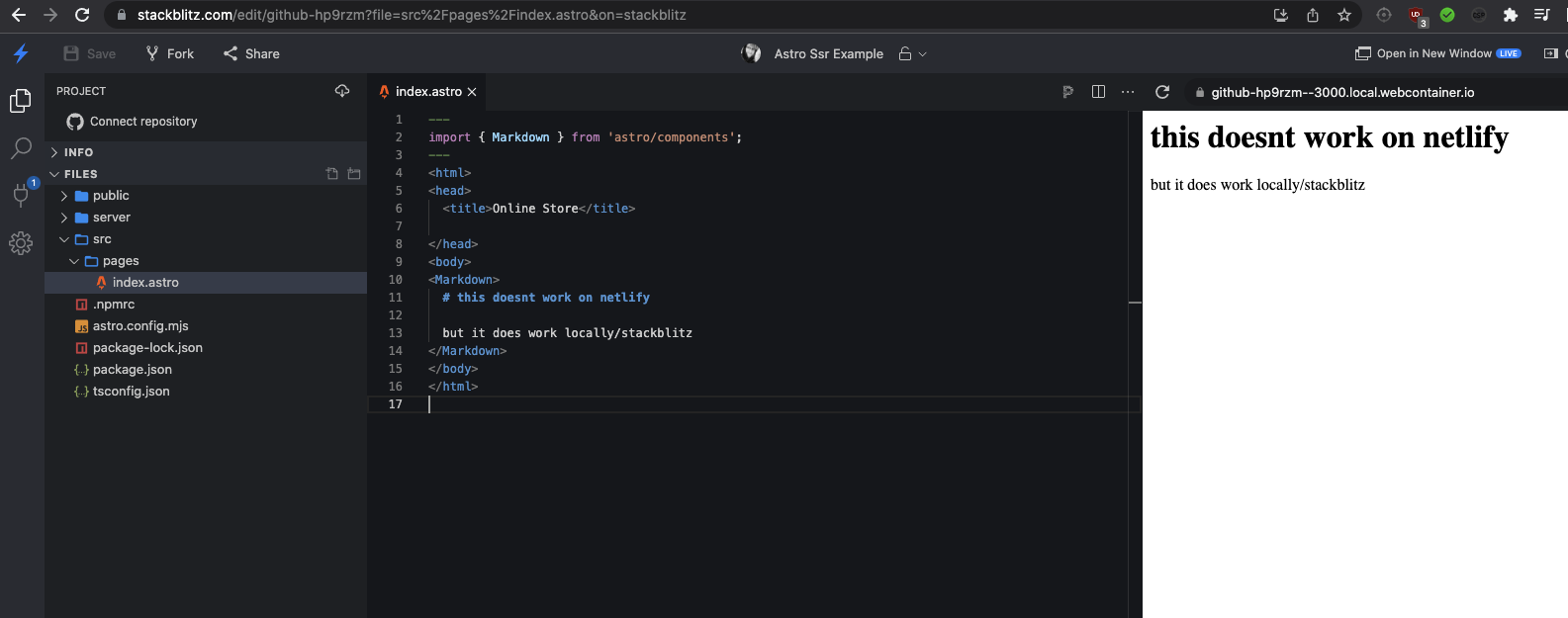 🐛 BUG: ` ` in SSR mode not working as expected · Issue #3098 ...