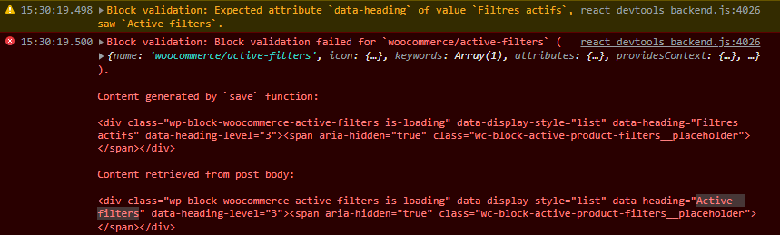 Block validation failed after update on blocks with translatable ...