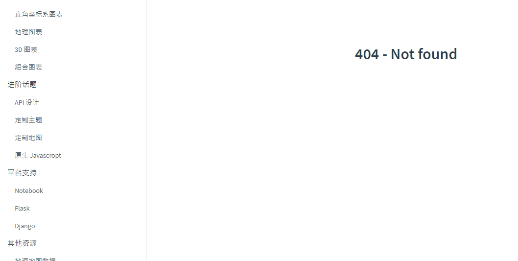 文档中关于平台支持的部分404了 · Issue #979 · pyecharts/pyecharts · GitHub