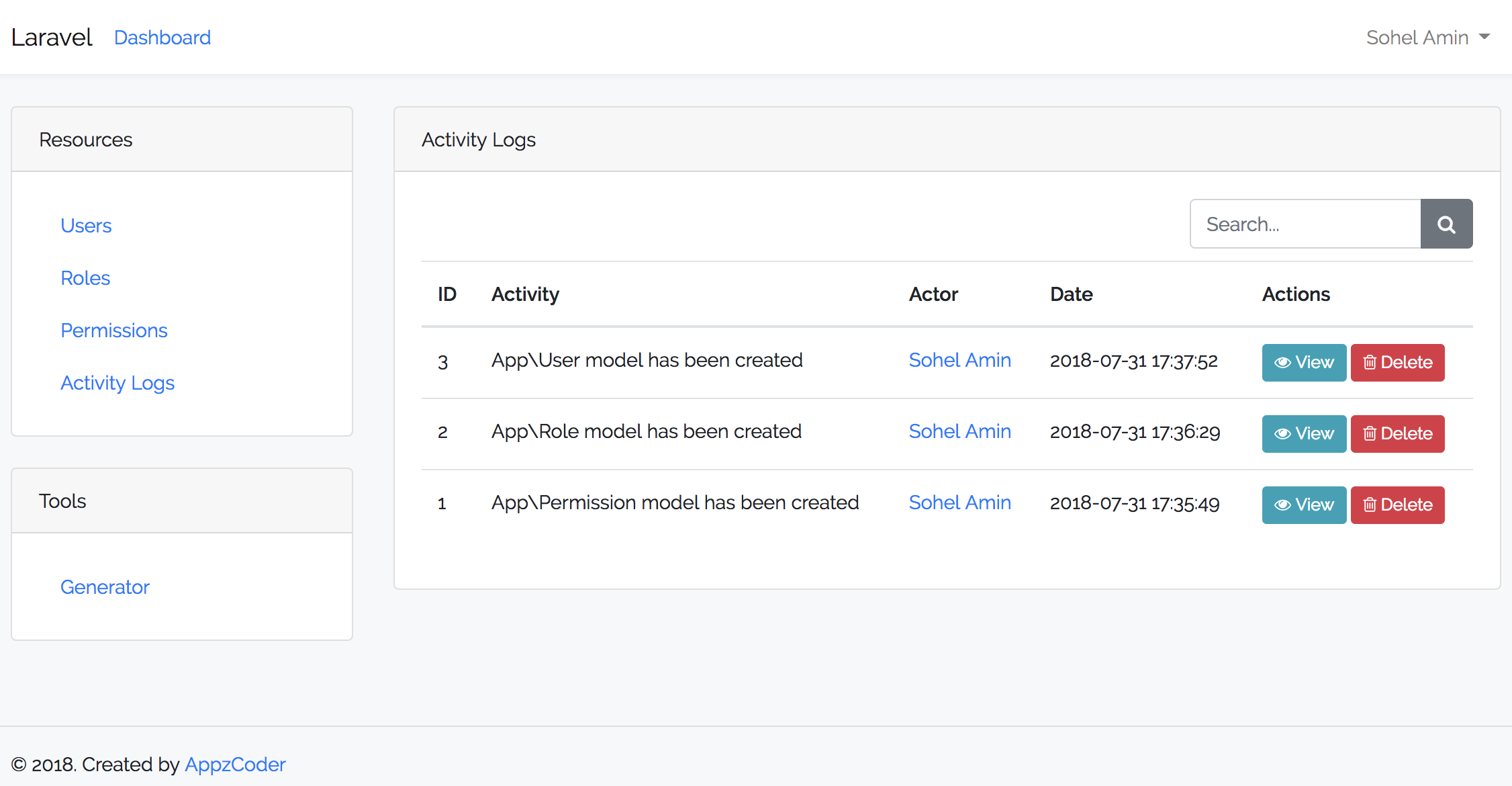 appzcoder/laravel-admin - Packagist