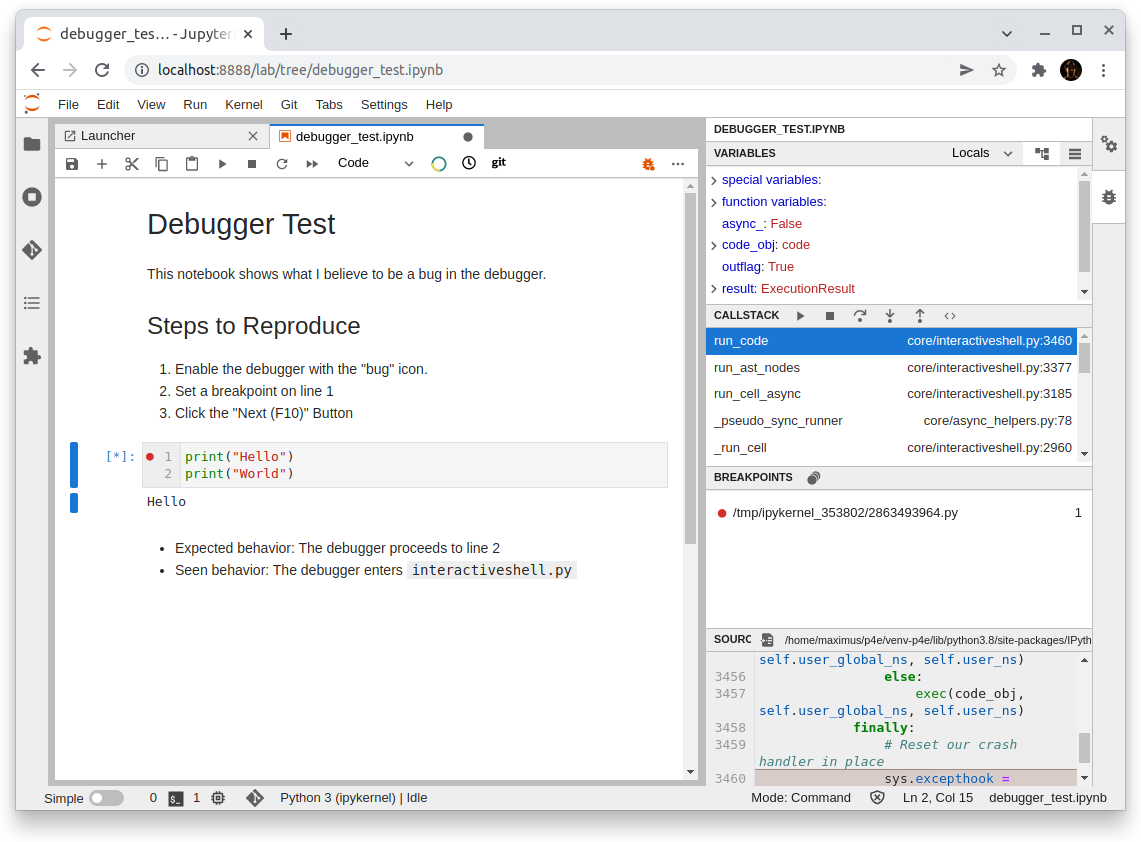 [Debugger] The "Next" Button Goes Into the Weeds · Issue #11802 ...