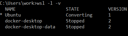 Slow upgrade to WSL2 · Issue #5310 · microsoft/WSL · GitHub