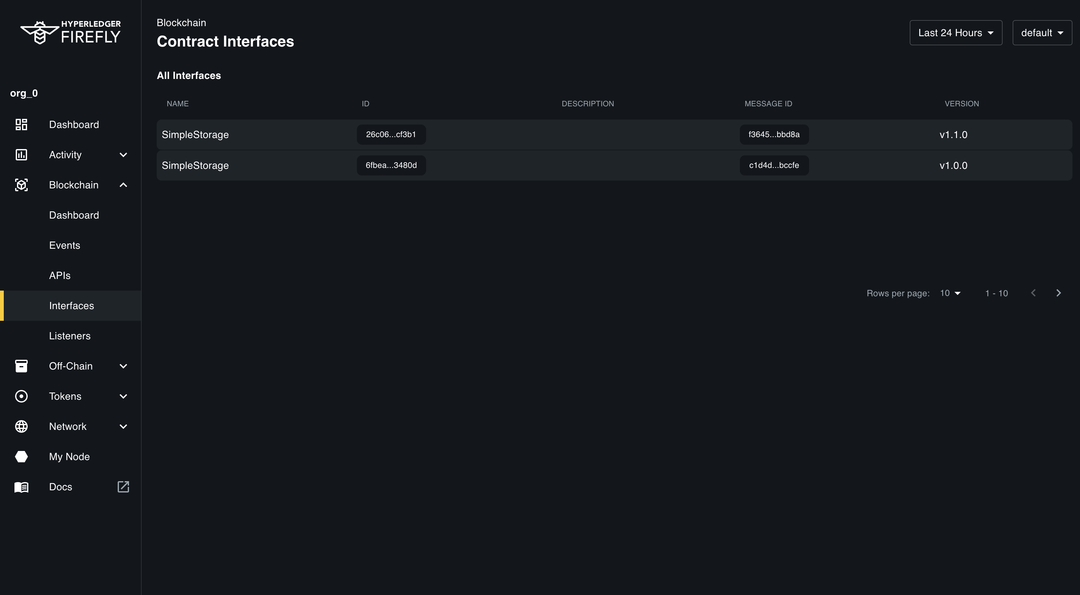 Blockchain Pages - v1.0 · Issue #107 · hyperledger/firefly-ui · GitHub