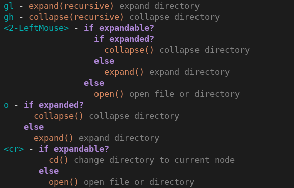 Deprecated: expandOrCollapse · Issue #191 · weirongxu/coc-explorer · GitHub